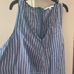 Striped Blue Jumpsuit